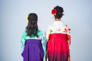 卒業式前撮りスタジオ撮影卒業袴