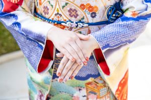 成人式前撮り成人式ネイル振袖ネイル