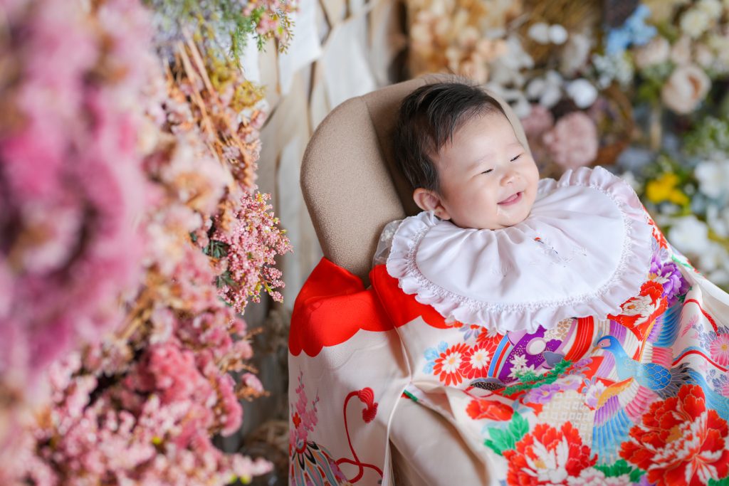 お宮参りスタジオ撮影
