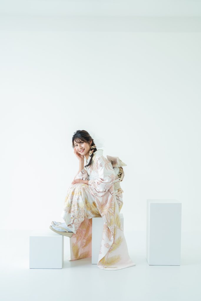 成人式前撮りスタジオ撮影振袖ヘア成人式ヘア