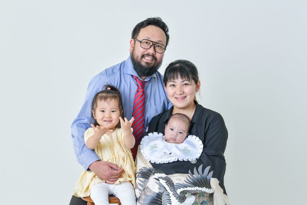 お宮参り家族撮影山梨お宮参り