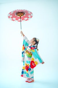 七五三7歳前撮りスタジオ撮影