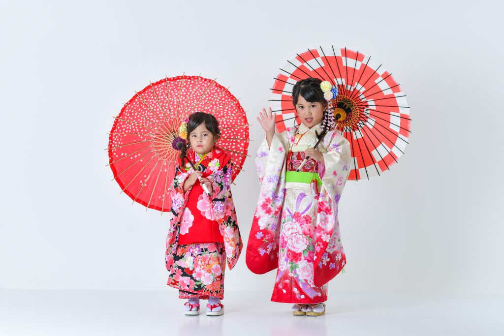 七五三姉妹スタジオ撮影