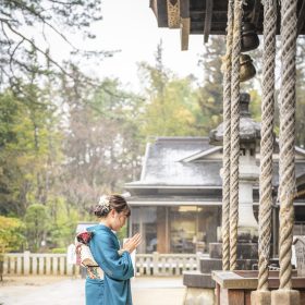 振袖前撮り・ロケーション撮影・武田神社