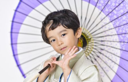 七五三5歳前撮りスタジオ撮影