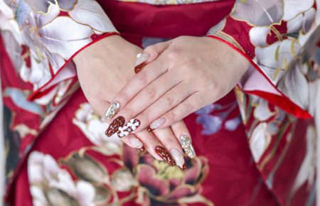 成人式ネイル振袖ネイル