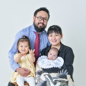お宮参り家族撮影山梨お宮参り