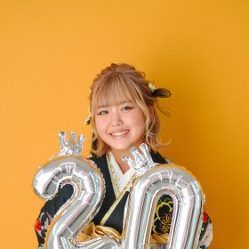 成人式前撮りスタジオ撮影